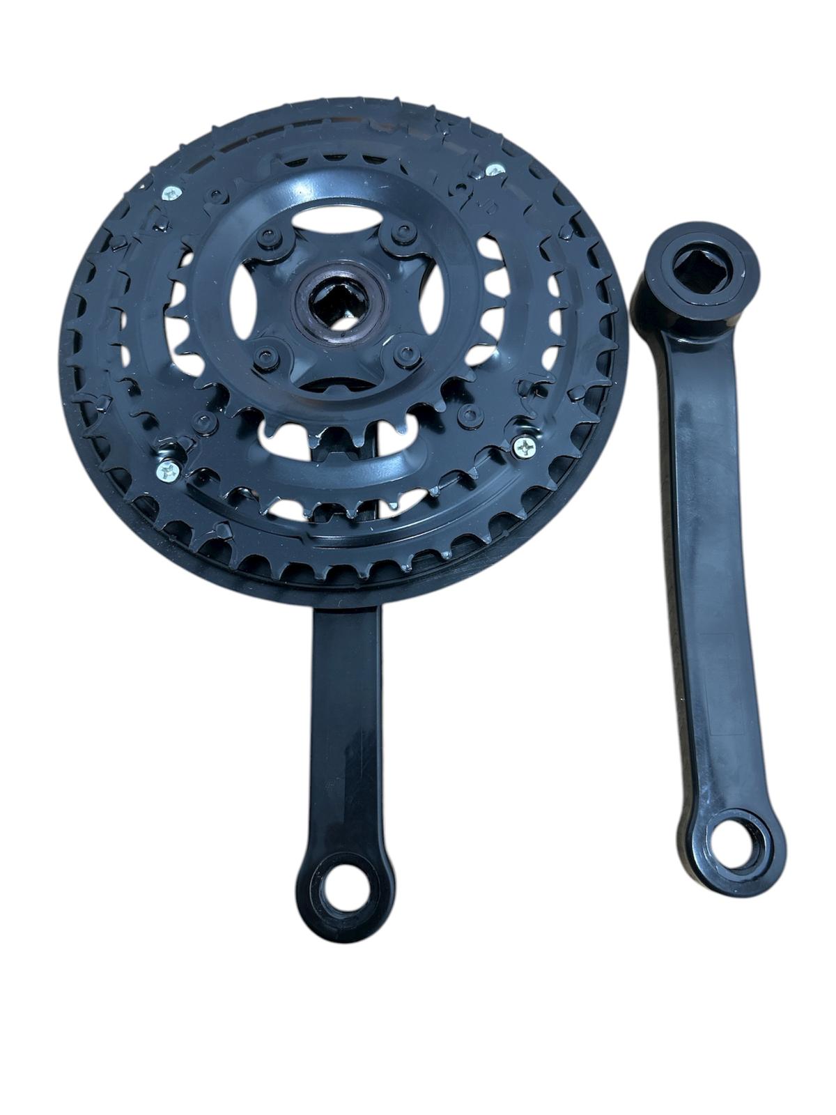 Set angrenaj bicicletă 3 foi cu braț pedalier – 42/34/24T