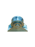 Rolă Poartă Culisantă cu Suport – 50 mm (pentru Șină V & Țeavă)