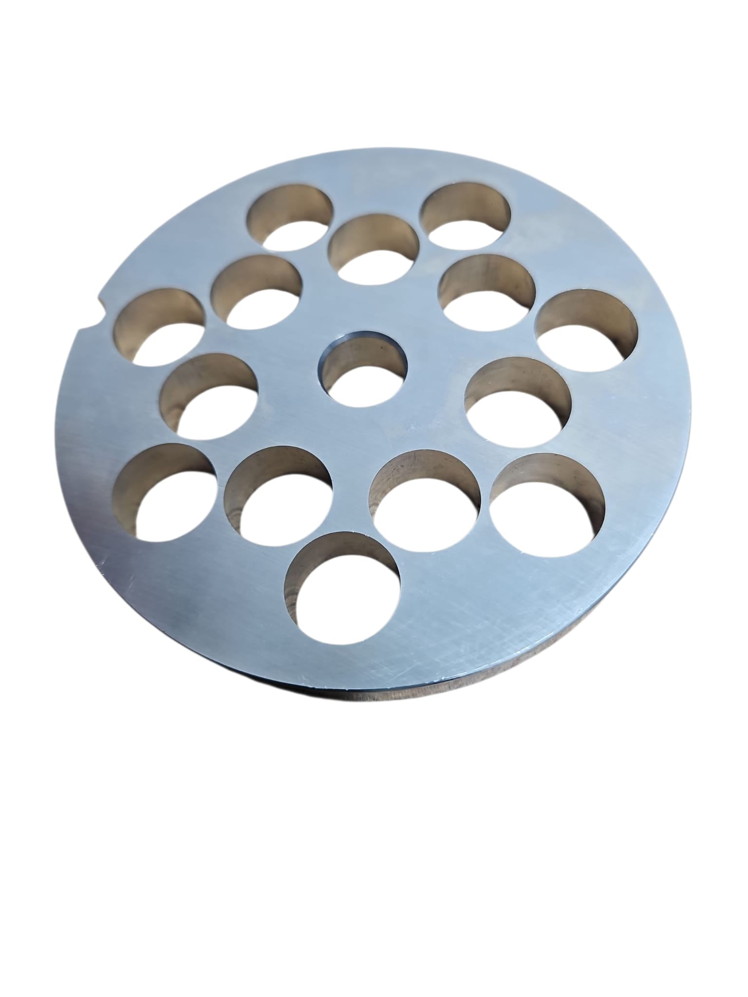 Sită inox pentru maşină de tocat carne Nr. 32 – Ø16 mm găuri.