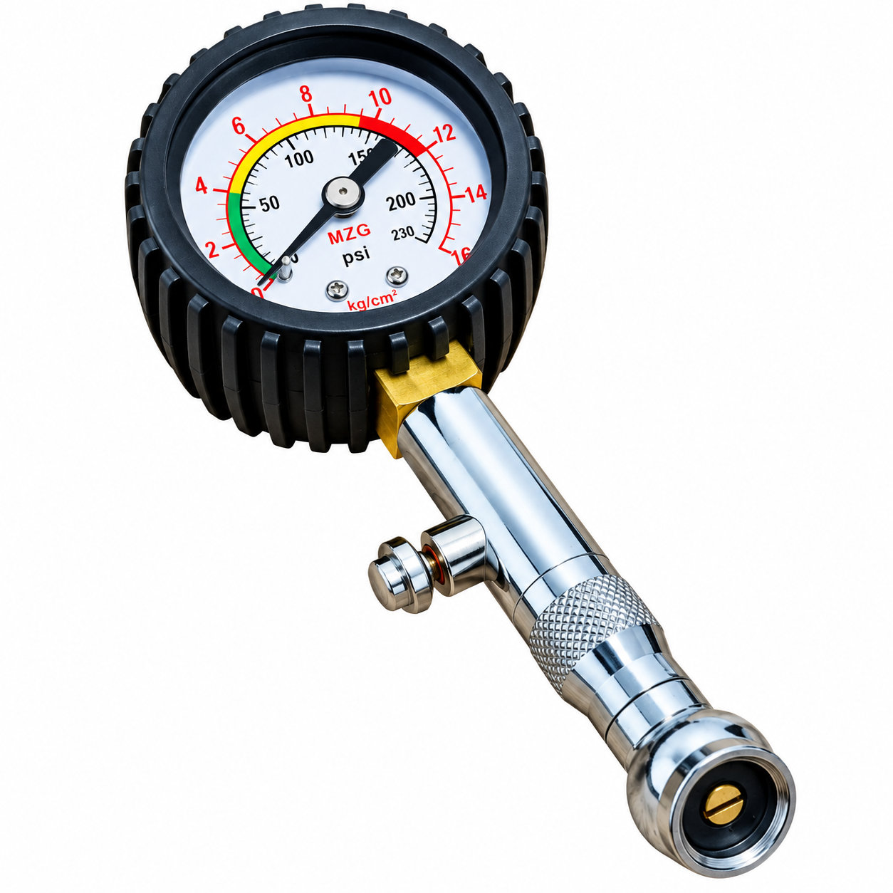 Manometru Profesional pentru Măsurarea Presiunii (0–14 bar / 0–230 PSI)