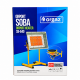 Pachet încălzitor pe gaz Orgaz SB-640 cu suport, furtun 3 m, regulator și 2 coliere