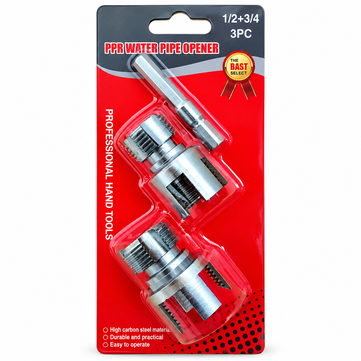 Filieră Interior–Exterior pentru Țeavă PPR 20 și 25 mm – Set 3 Piese