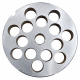 Sită inox nr. 32 pentru maşină de tocat carne  Ø16 mm găuri.