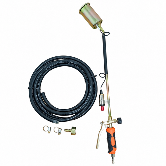 Arzător cu clapetă și aprindere piezoelectrică, 72 cm – set complet