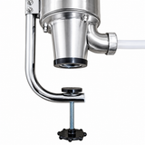 Aparat de făcut cârnați vertical, capacitate 5 kg, din inox, cu 4 pâlnii incluse