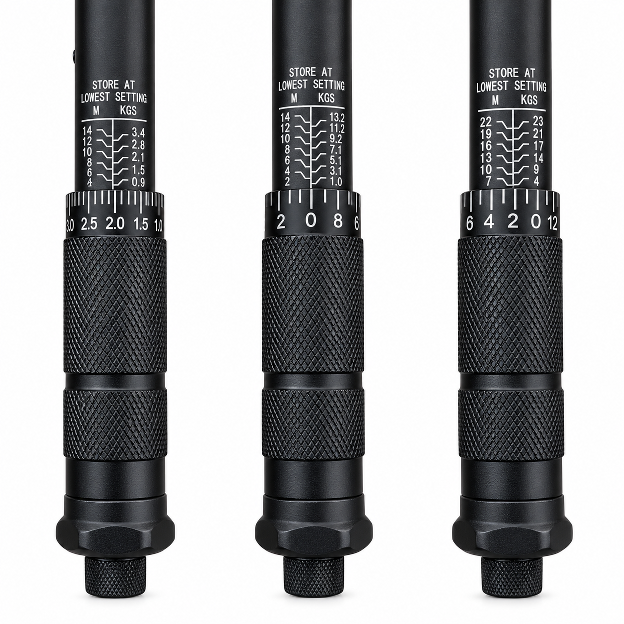 Set 3 Chei Dinamometrice Profesionale cu Clichet, 1/4”, 3/8”, 1/2”, 2–230 Nm, 72 Dinți, Reglaj Micrometric, Trusă Transport