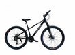 Bicicletă 27.5 inch negru mat – cadru aluminiu, frâne pe disc, 21 viteze, jante aluminiu