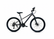 Bicicletă 26 inch gri metalizat – cadru aluminiu, frâne pe disc, 21 viteze