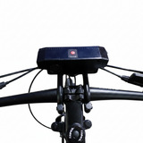 Far bicicletă reîncărcabil cu claxon, USB, 8 LED + 20 SMD