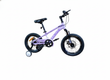 Bicicletă copii 16 inch mov cu frână pe disc și amortizor față