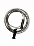 Șarpe desfundat țevi gros, Ø12 mm, oțel arcuit, 2 mânere – 5 m