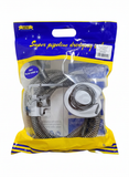 Șarpe desfundat țevi gros, Ø12 mm, oțel arcuit, 2 mânere – 5 m