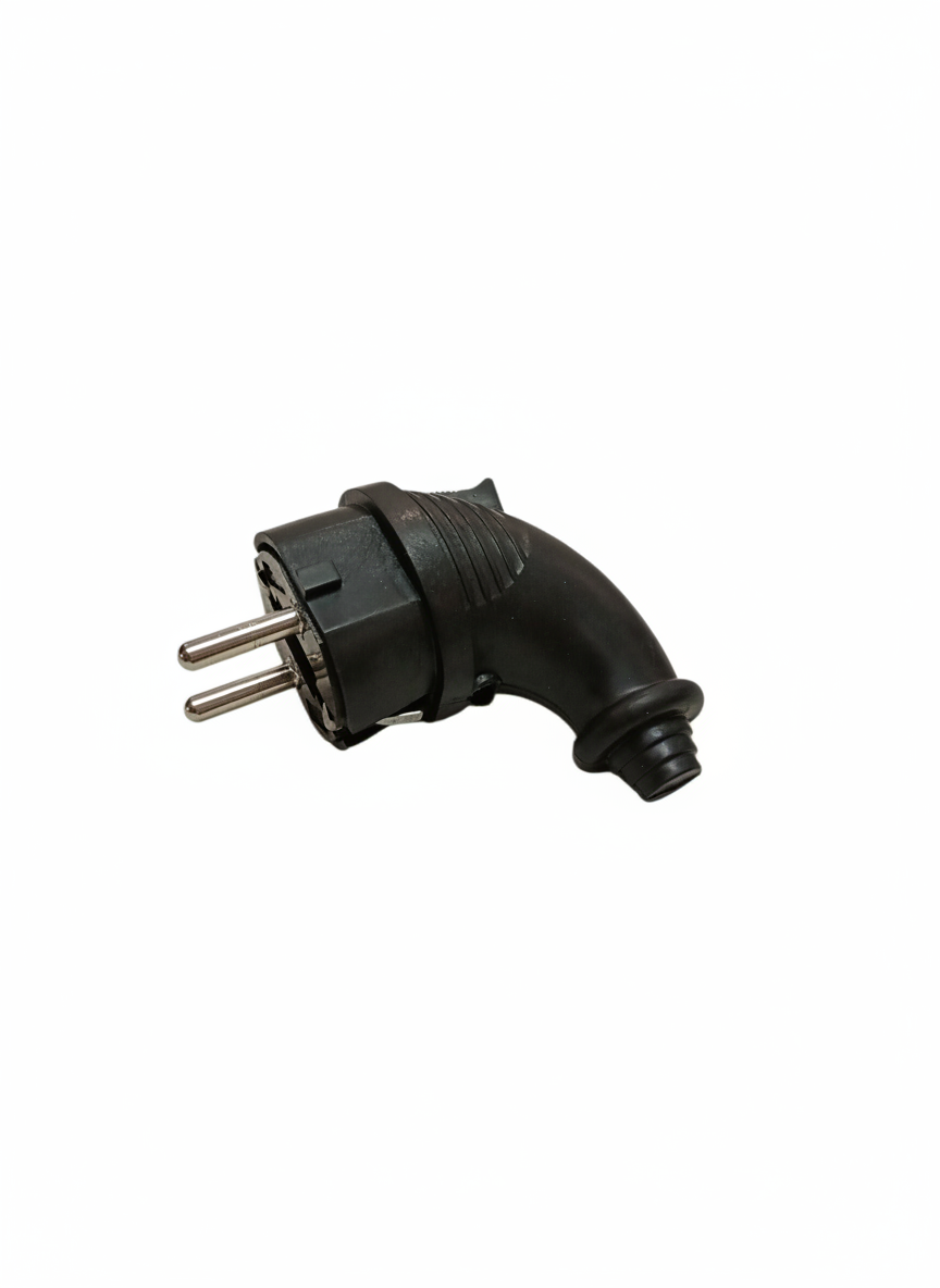 Stecher Schuko cu unghi 90° — 16A / 250V