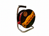 Prelungitor Electric la Tambur 40 m, Cablu 3×2.5 mm, 4 Prize, 3000W
