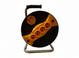 Prelungitor Electric la Tambur 40 m, Cablu 3×2.5 mm, 4 Prize, 3000W