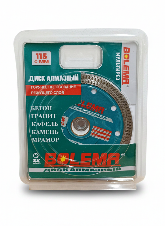 Disc diamantat 115 mm pentru beton/granit – profesional, tăiere rapidă