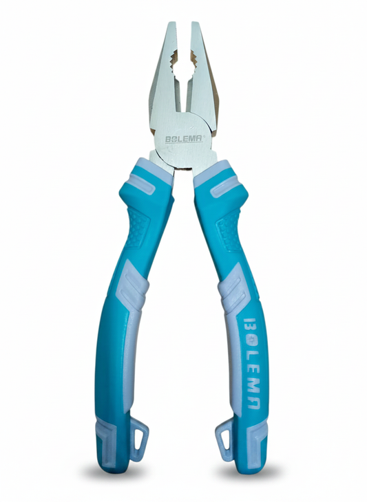 Patent universal 8” (180 mm) BOLEMA – fălci călite,  mânere ergonomice antiderapante