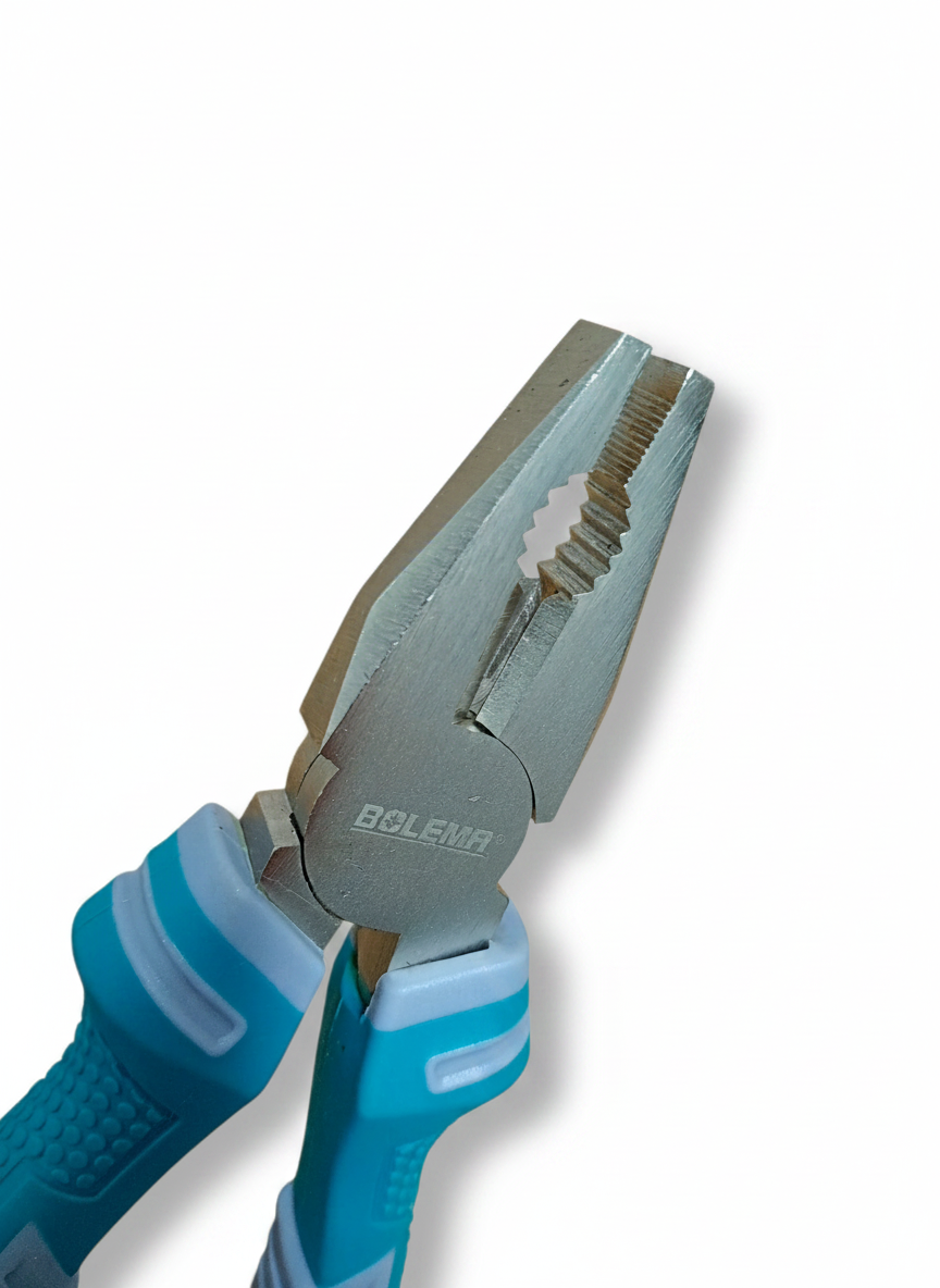 Patent universal 8” (180 mm) BOLEMA – fălci călite,  mânere ergonomice antiderapante