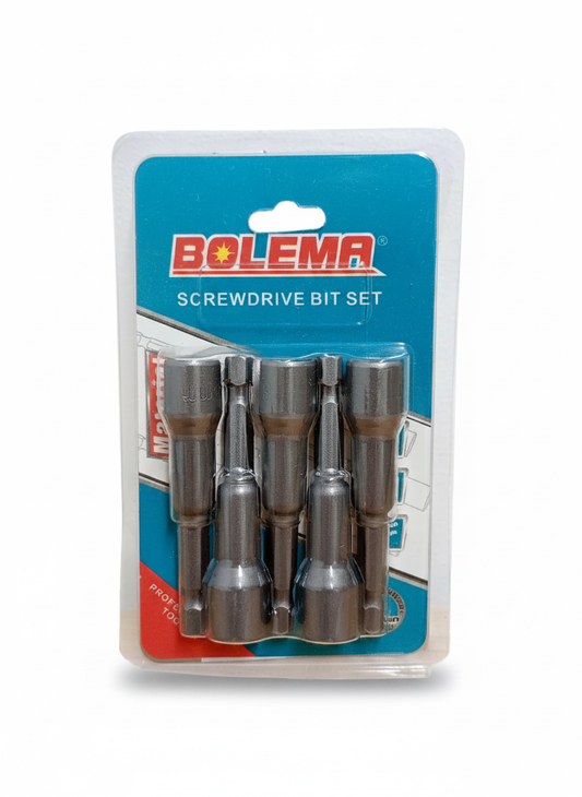 Set biți tubulari 8 mm, magnetici – 5 buc