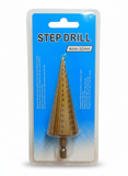 Burghiu în trepte HSS TiN 4–32 mm, coadă hex 1/4"