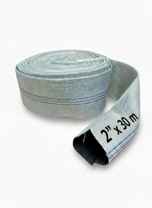 Furtun pompieri 2" x 30 m, tip plat, 3 straturi