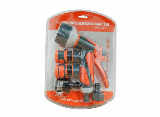 Pistol udare 8 funcții + mufe rapide – Set complet