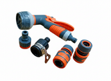 Pistol udare 8 funcții + mufe rapide – Set complet