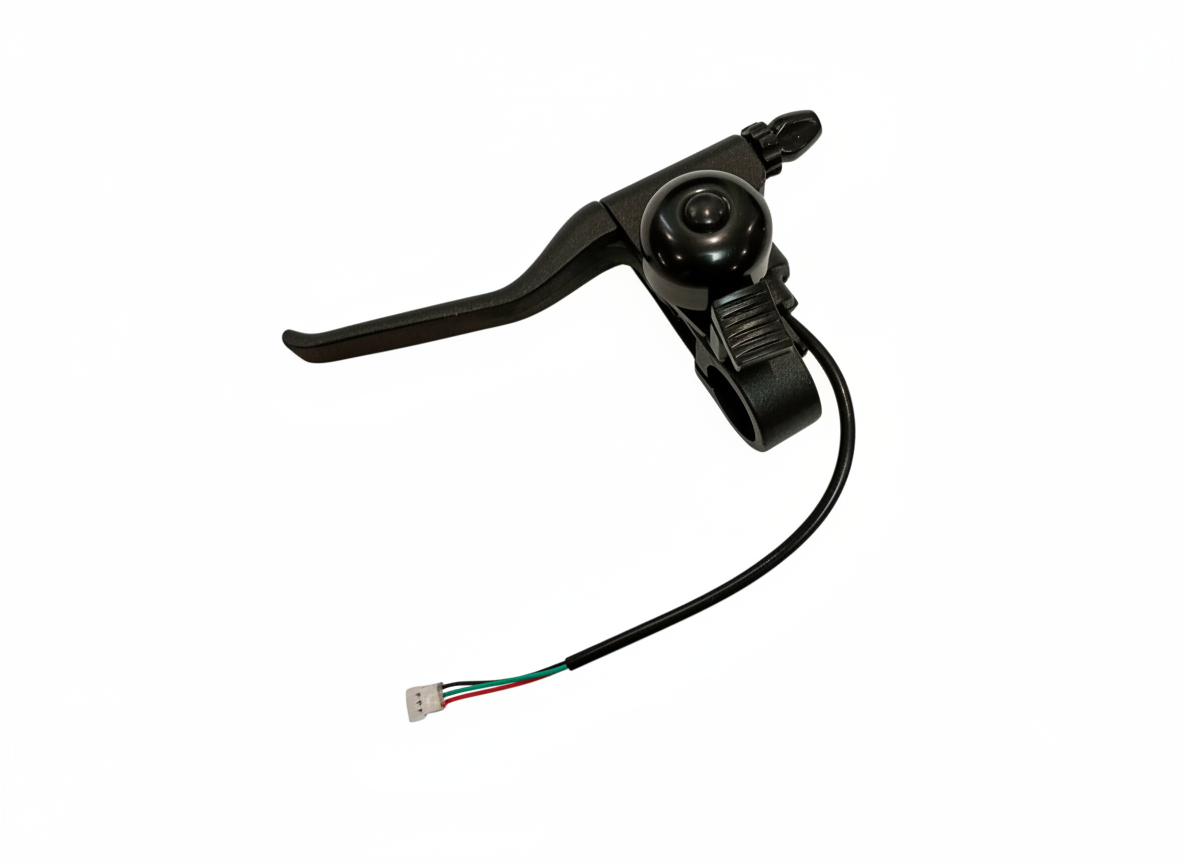 Manetă frână electrică cu claxon integrat pentru trotinetă electrică