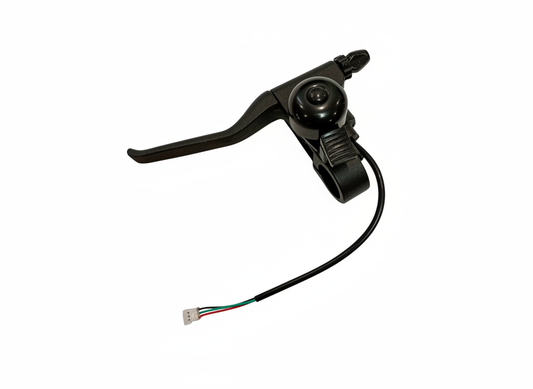 Manetă frână electrică cu claxon integrat pentru trotinetă electrică