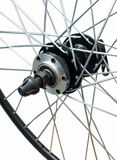 Roată spate bicicletă 28-29 inch (622), frână pe disc, butuc aluminiu cu rulmenți