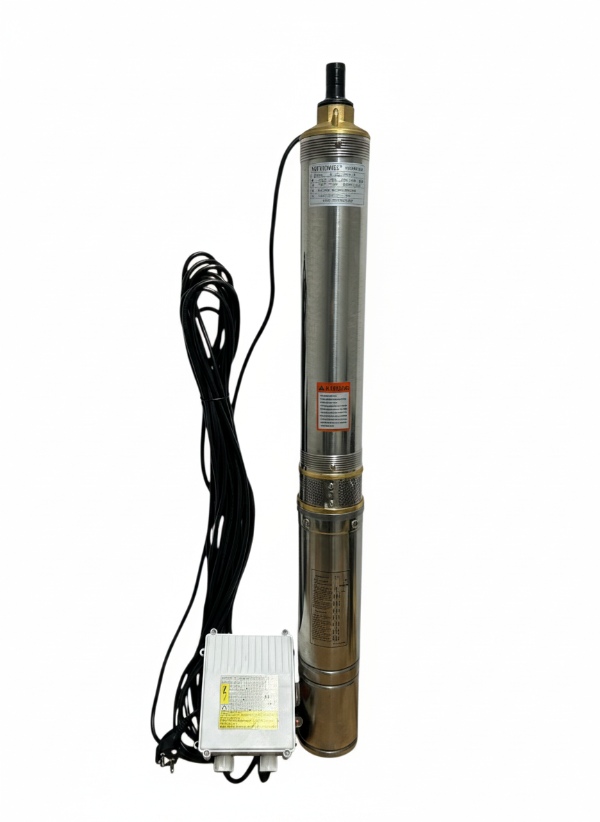 Pompă submersibilă NEVISIMIGE 4SJD3-70/11-1.5, 1.1 kW, 1.2–4.8 m³/h