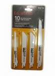 Set 10 Pânze Fierăstrău Sabie Bi-Metal & Oțel Carbon | Lemn, Metal