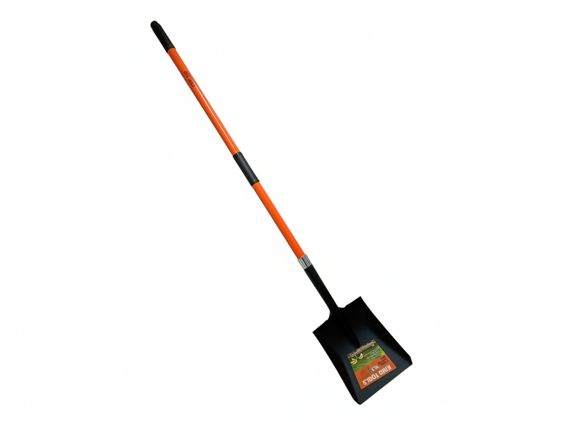 Lopată cu coadă din fibră de sticlă – KING TOOLS, tip pătrată