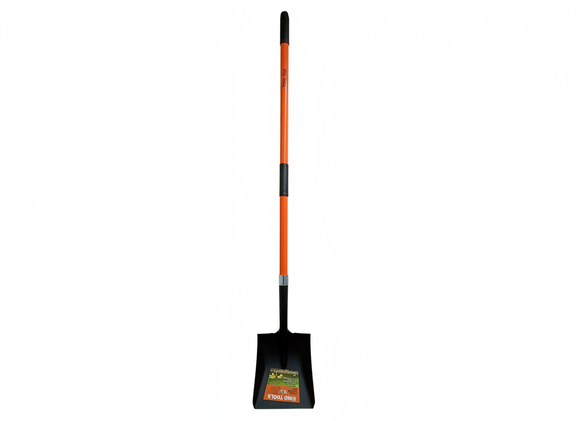 Lopată cu coadă din fibră de sticlă – KING TOOLS, tip pătrată