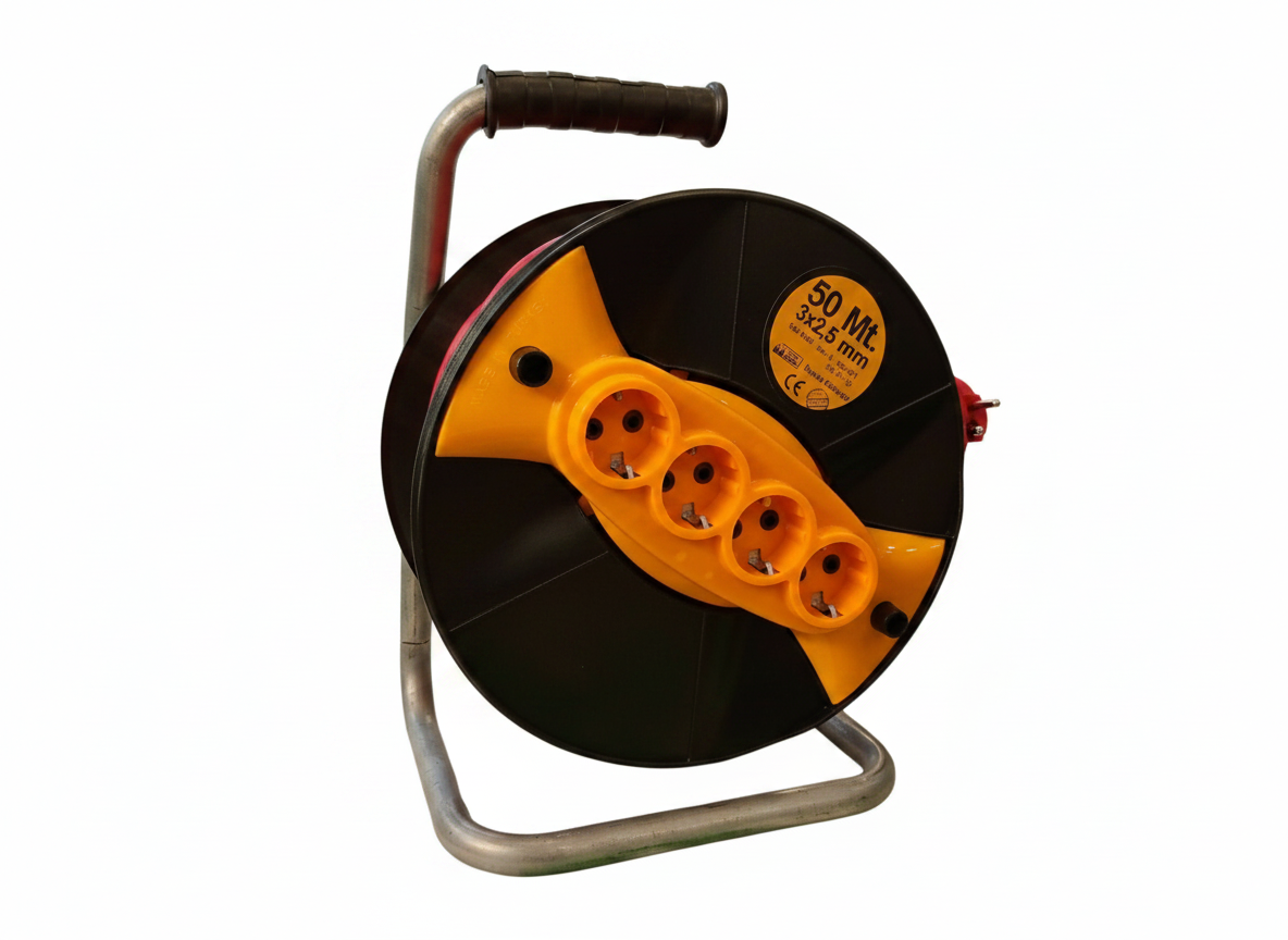 Prelungitor Electric la Tambur 50 m – 4 Prize 3000W