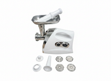 Mașină de tocat carne electrică 2500W – cu accesorii pentru cârnați și 4 site din inox
