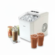 Mașină de gheață pentru acasă DENX DX2051, 1.3 L, 12 kg/24h, 110 W, gri