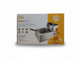 Friteuză electrică cu un singur bazin DENX DX1796, 2500 W, capac și coș inox, 6 L