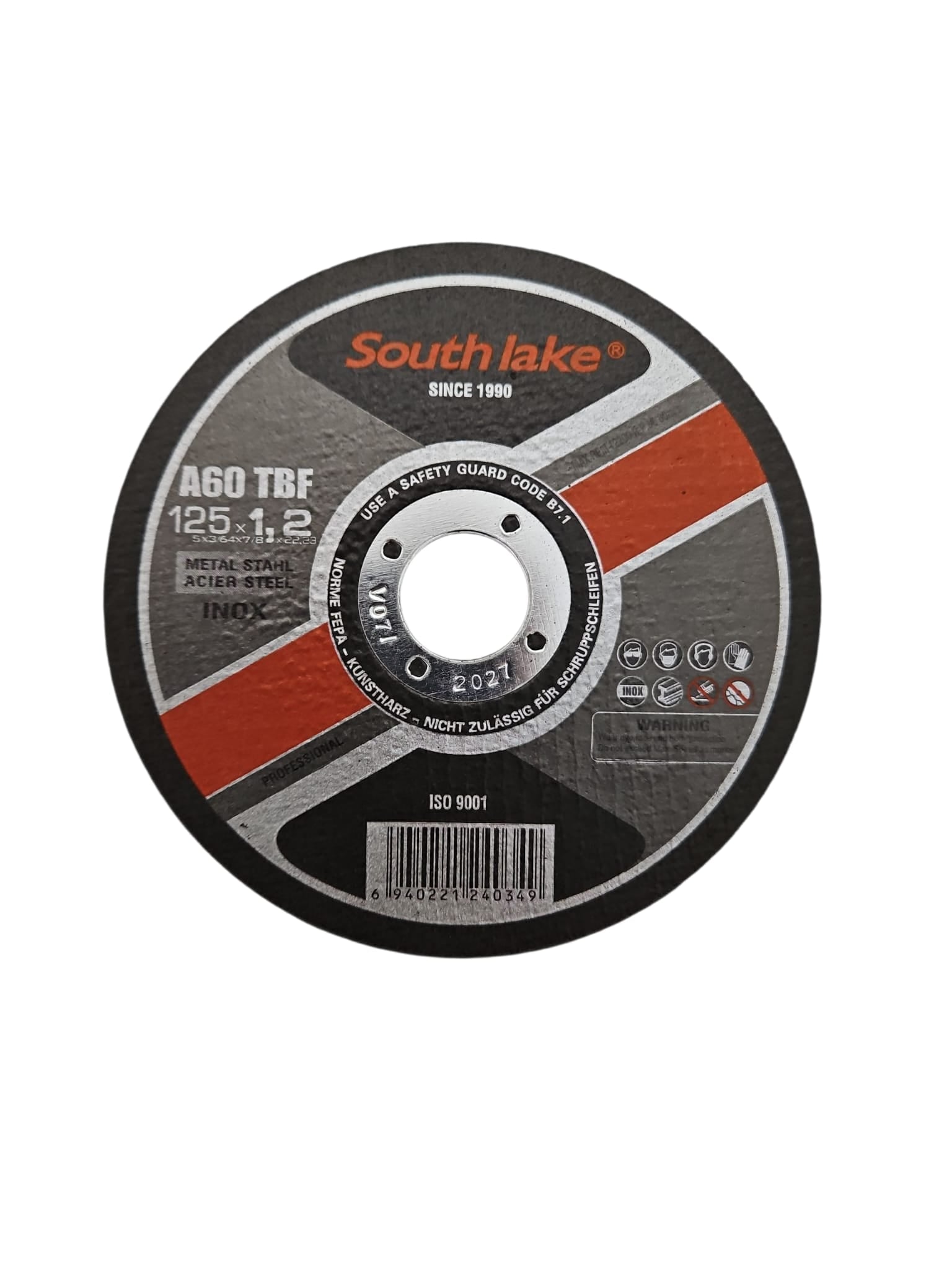 Disc abraziv 125*1,2*22 / set 10 buc