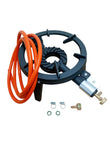 Pachet pirostrie fontă cu arzător mică – diametru 27,5 cm + furtun 3 m + 1 reductie + 2 coliere