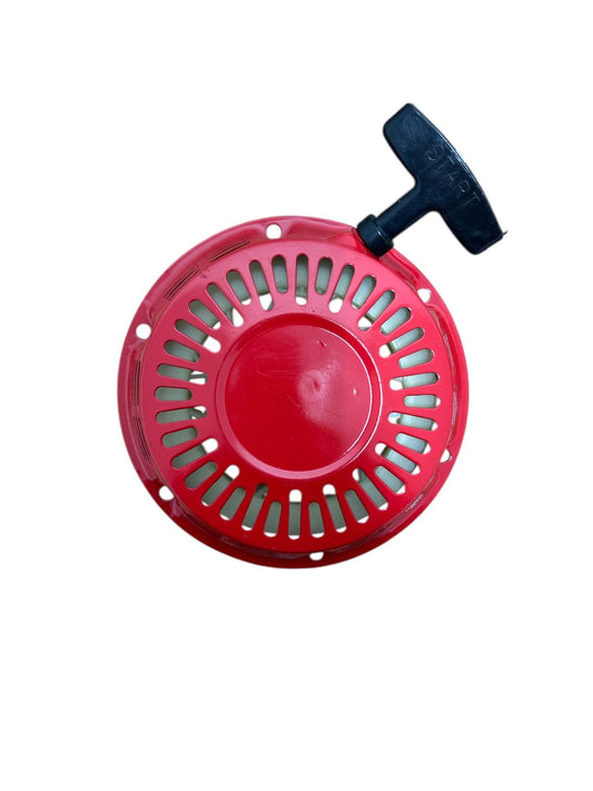 Demaror cu sfoară pentru motor benzina – Ø 17,5 cm, grosime 4,5 cm, 6 găuri –