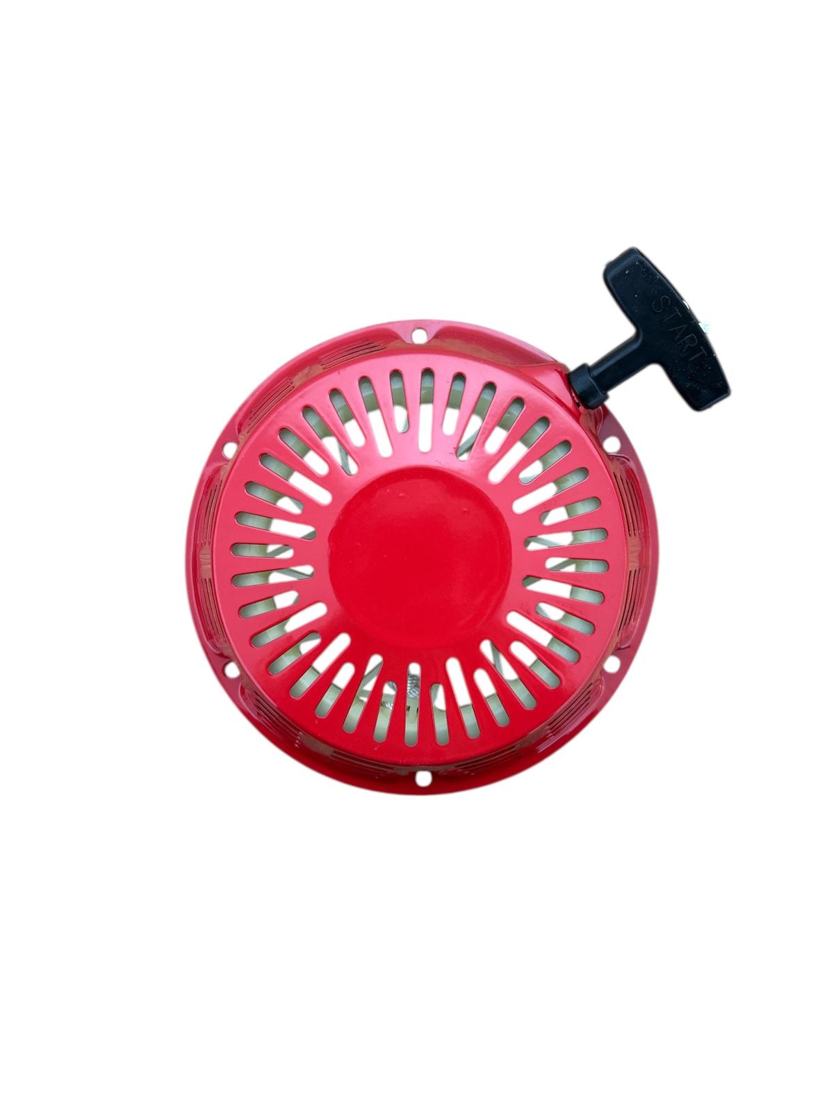 Demaror cu sfoară pentru motor benzină – Ø 21 cm, grosime 4,5 cm, 6 găuri