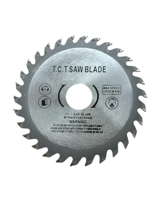 Disc Circular T.C.T. 115 × 30 dinți × 22.23 mm – 13.000 RPM