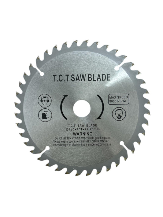 Disc Circular T.C.T. 180 × 40 dinți × 22.23 mm – 8.000 RPM