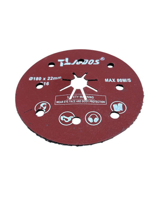 Disc Mozaic Ø180 mm × 22 mm – Granulație P16 – Pentru Curățare, Șlefuire și Decapare