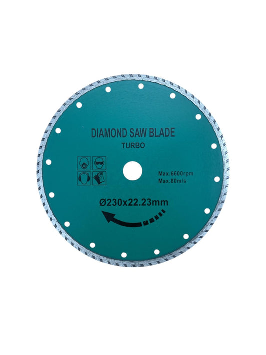 Disc diamantat TURBO – Ø230 mm, prindere 22.23 mm