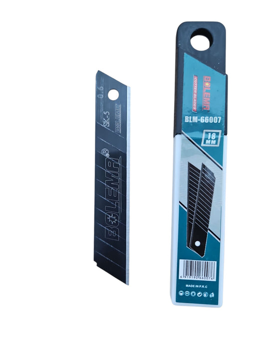 Set 10 Lame Negre Cutter 18 mm BOLEMA