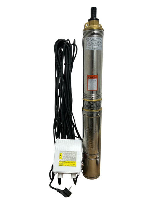 Pompa Submersibilă 4SJD3-60/7-1 – 1 HP, 0.75 kW, lungime 80 cm, cablu 27 m, IP68 – Tehnologie Italy