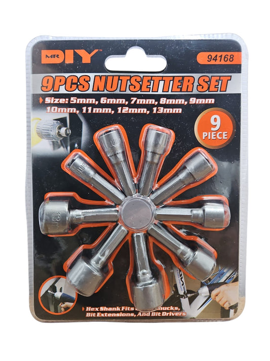 Set tubulare bit 9 piese (5–13 mm)