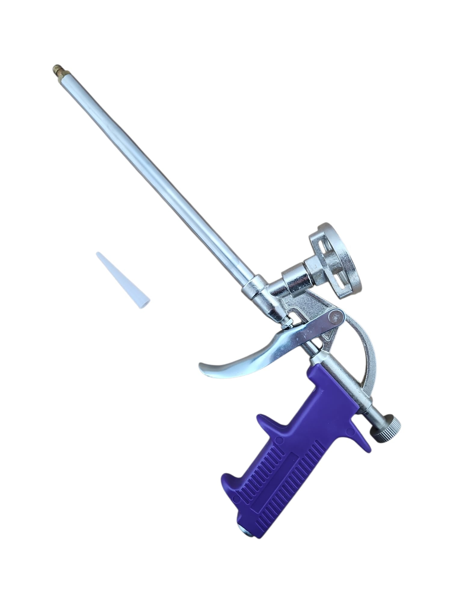 Pistol pentru spumă poliuretanică – metalic, cu mâner ergonomic